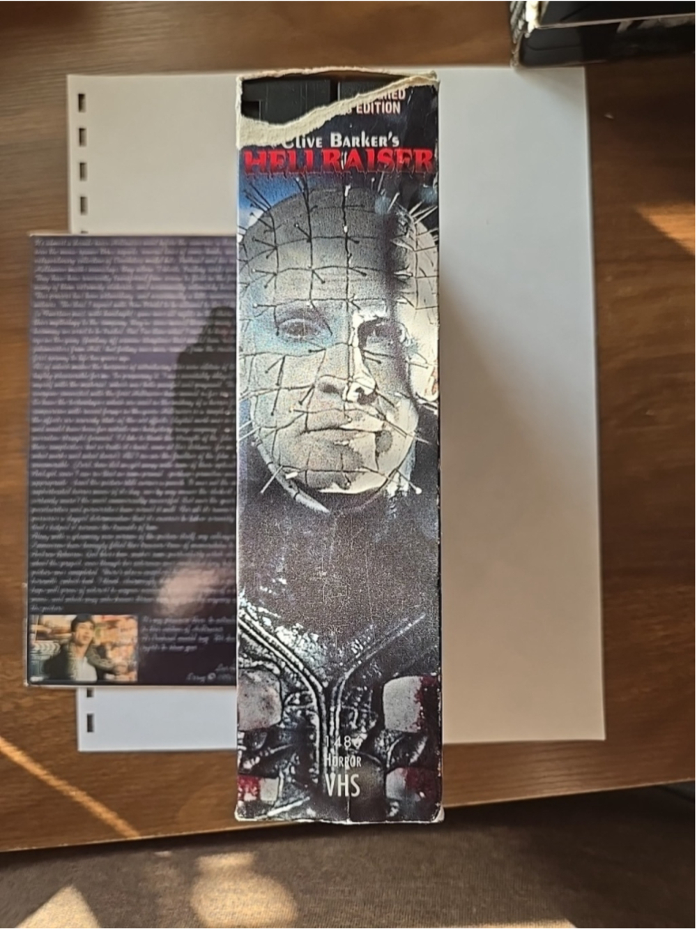 Clive Barker's Hellraiser VHS 1996 2-Tape Set Remastered Collectors Edition 1 2 - Picture 4 of 7